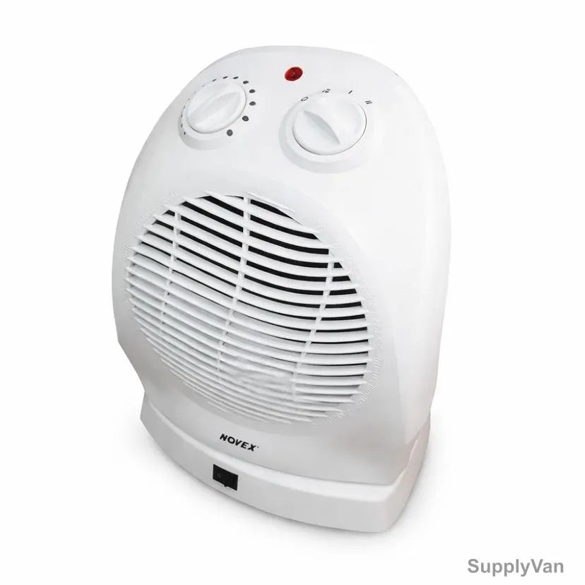 Novex Electric Radiant Heater, NFH-133AT, Plastic, 2000W, White