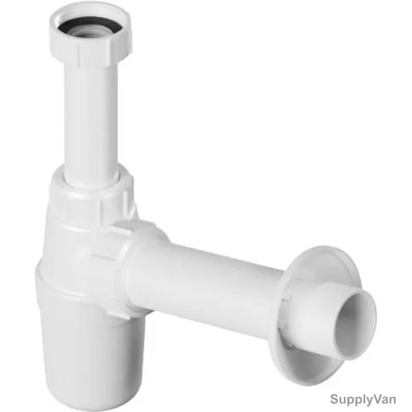 Kludi Rak Bottle Trap, RAK22015, Polypropylene, 1-1/4 Inch, White
