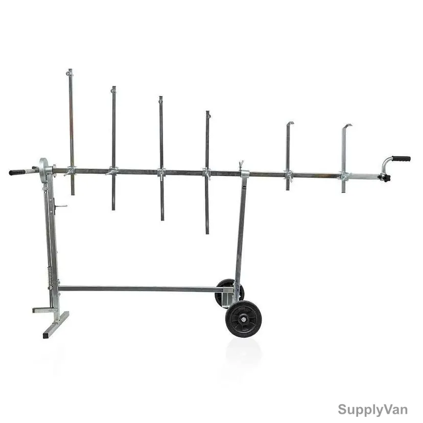 Rhinomotive Rotary Paint Panel Stand, R1102, 2250MM, Silver