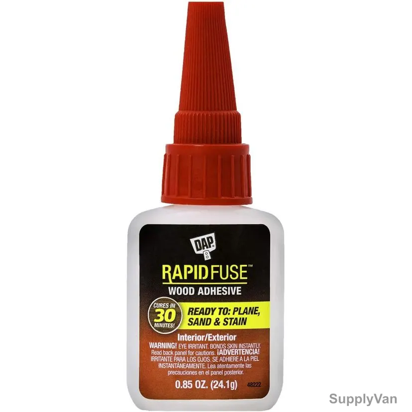 Dap Rapid Fuse Wood Adhesive, 00156, 24.1GM, Clear