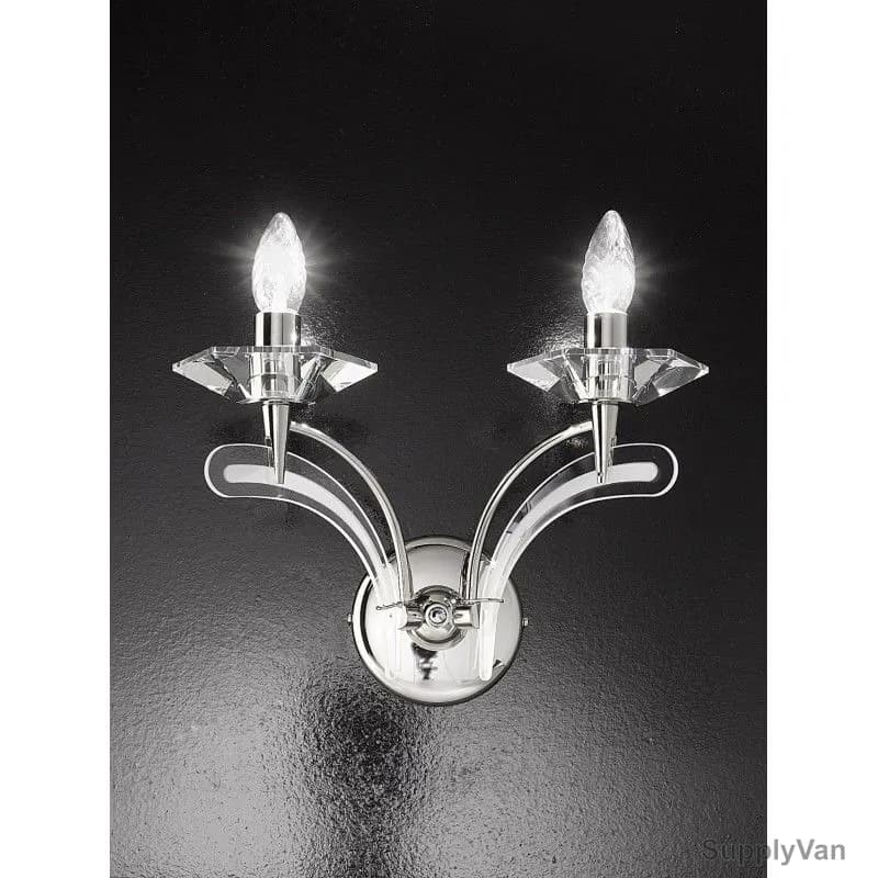 Metallux Crystal Wall Light, 197102, Icaro, E14, 40W, 35CM