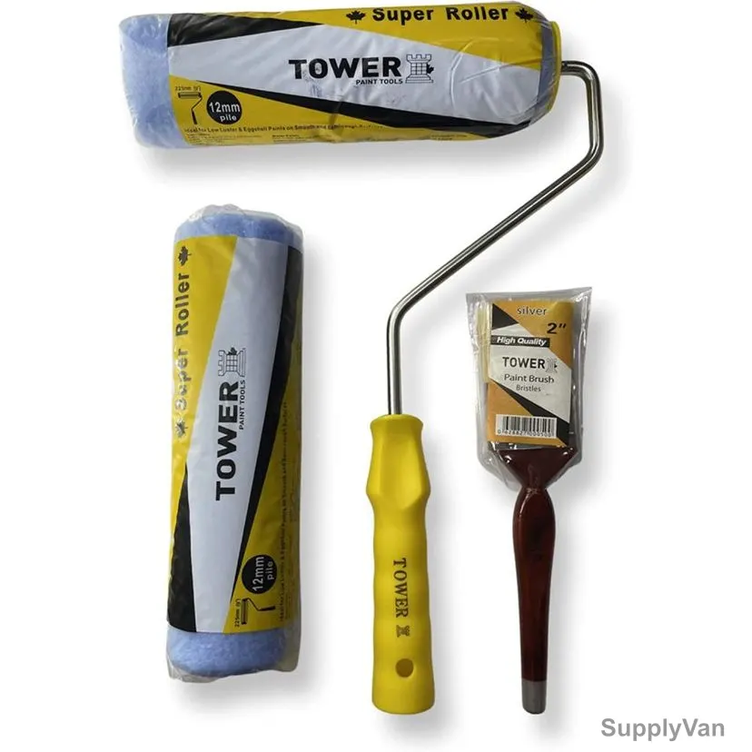 Tower Paint Tools Set, 3 Pcs/Set