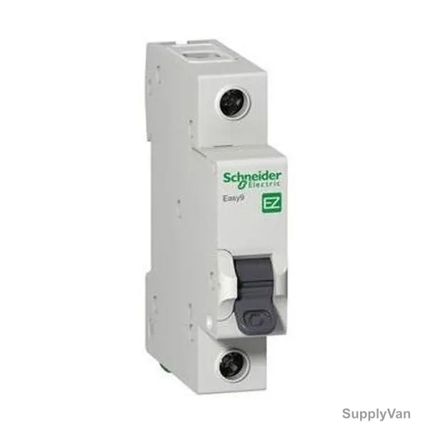 Schneider Electric Miniature Circuit Breaker, EZ9F56140, Easy9, 1P, Curve C, 40A