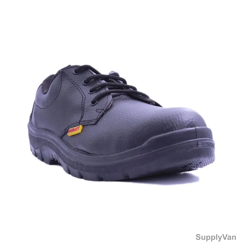 Rns Low Ankle Steel Toe Safety Shoes, 701, Impact, Size40, Synthetic Leather, Black