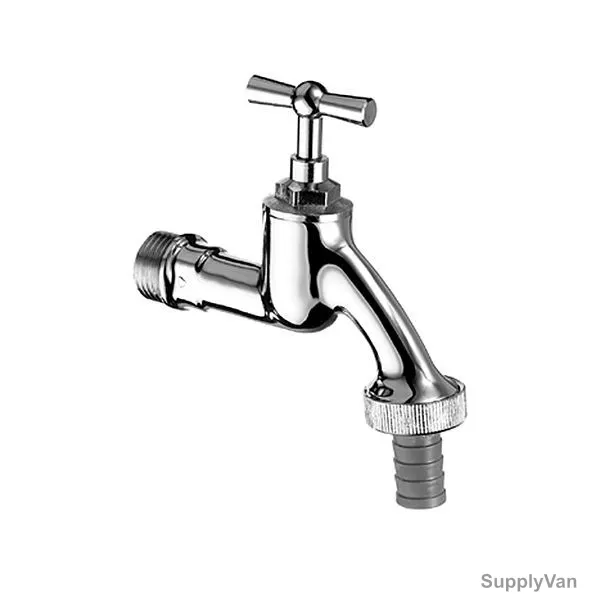 Schell Draw-Off Tap, 034050399, Chrome Plated, 1/2 Inch
