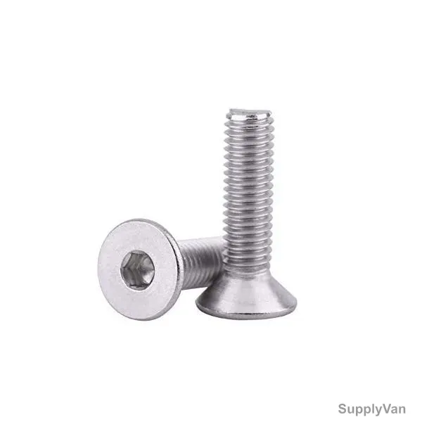 Extrusion Flat Head Bolt, Stainless Steel, M4 x 10MM, PK10