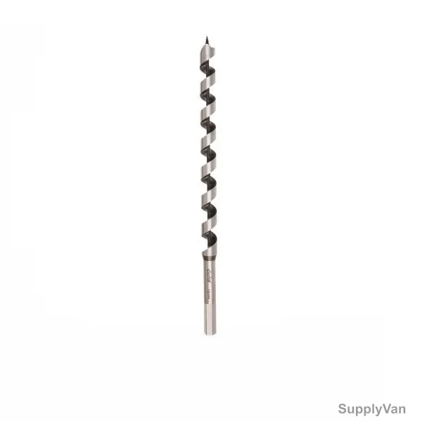 Clarke Machine Auger Bit, ABL18C, CrV Steel, 18MM x 18 Inch
