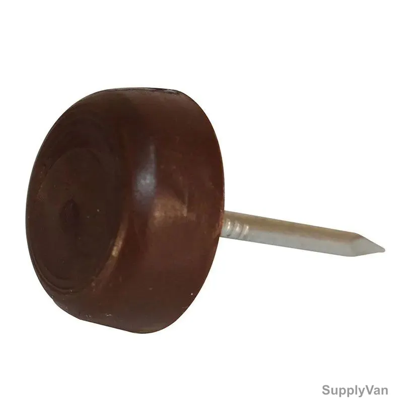Zhongdai Nail Glide, PVC, 25MM Dia., Brown