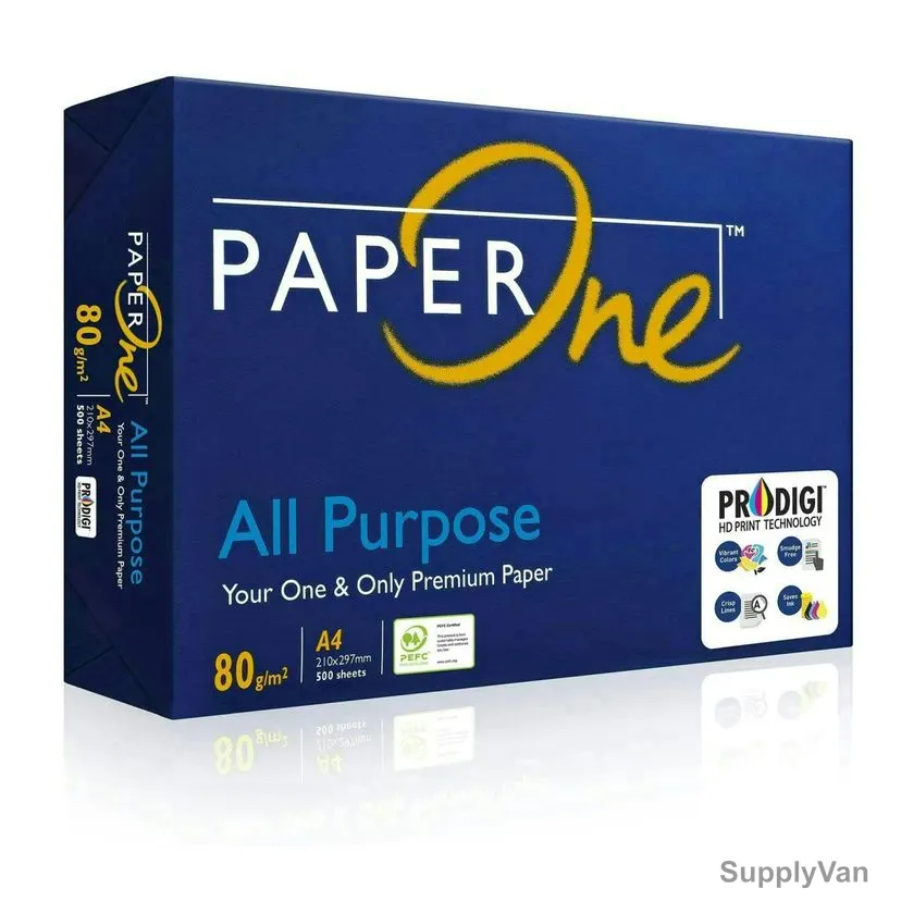 PaperOne All Purpose Premium Copy Paper, P1AP80A4R, A4, 80 GSM, 500 Sheets/Pack