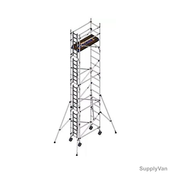 Unique Single Width Scaffolding Tower, USSW, Aluminium, 8.30 Mtrs, 250 Kg