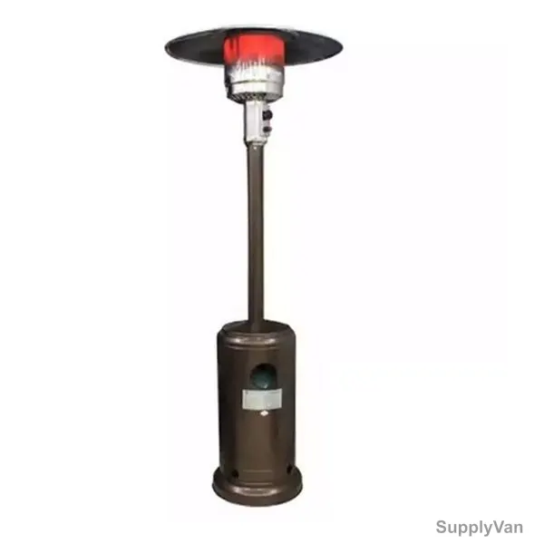 Bg Range Mushroom Patio Heater, BGR-MH101, Powder Coated Steel, 13kW, Brown