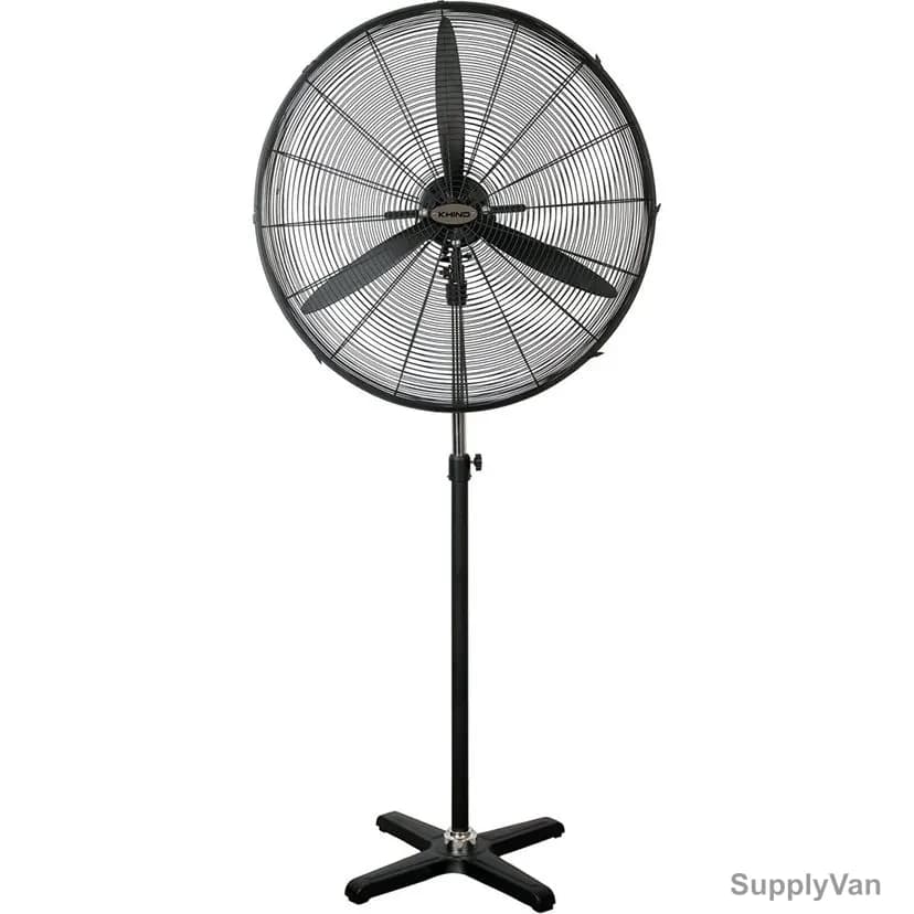 Khind Heavy Duty Industrial Stand Fan, SF2402, 24 Inch, 150W, Black