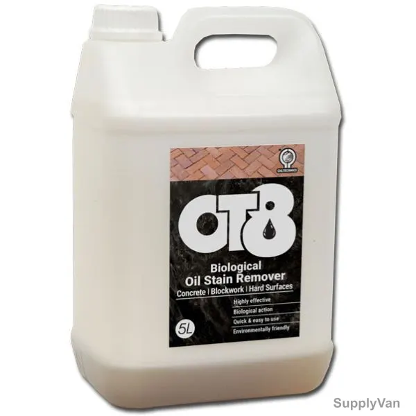 Oil Technics Biological Oil Stain Remover, OT8, 5 Ltrs
