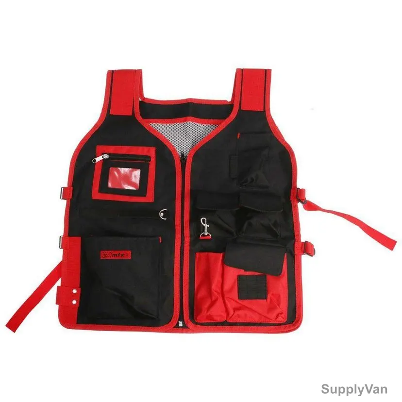 Mtx Hand Tool Vest, 902469, 510 x 600MM, Black/Red