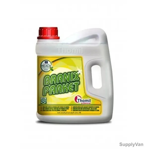 Thomil Barnix Parquet Self- Shining Acrylic Emulsion for Wooden Floors, TSTM026, 4 Litre, White, PK4