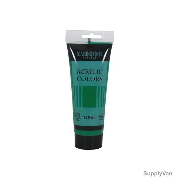 Sargent Art Acrylic Paint, SA23-0374, 120ml, Phthalo Emerald Green