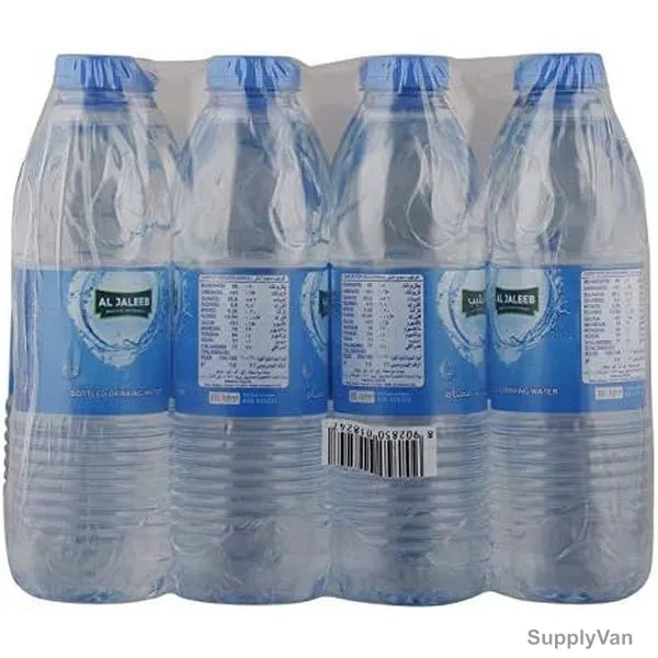 Al Jaleeb Drinking Water Bottle, 500ML, 12 Pcs/Pack