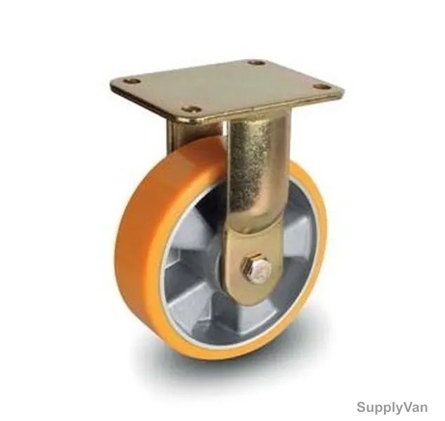 NSF Germany Fix Plate Caster, 27200, Heavy Duty, 20CM, 800KG