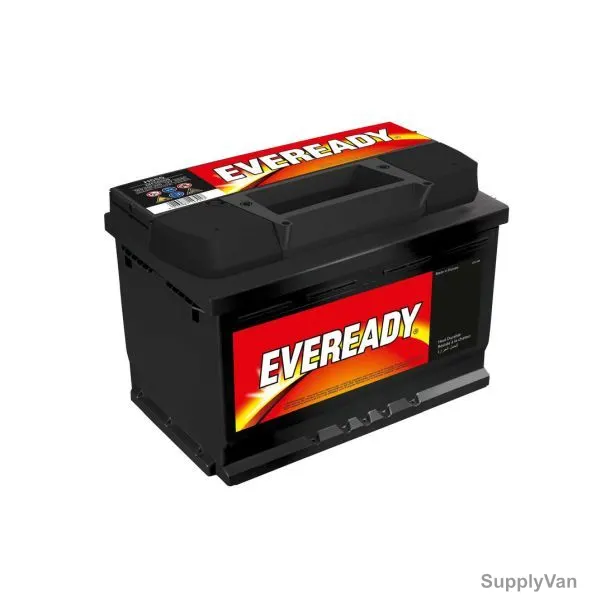 Eveready Heavy Duty DIN Car Battery, MF56219, 12V, 62Ah, 520A