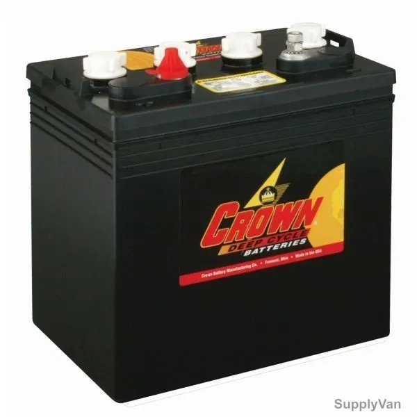 Crown Battery Deep Cycle Battery, D08165, 8V, 5A