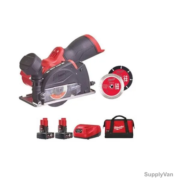 Milwaukee Compact Cut-Off Tool, M12FCOT-402B, Fuel, 76MM, 5 Pcs/Kit