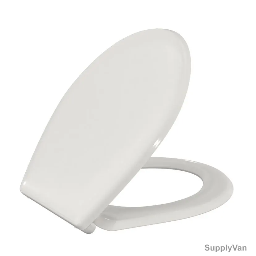Mega Toilet Seat Cover, 3500, Akdeniz, Duroplastic, White