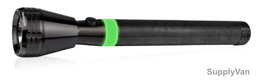 Sonashi Rechargeable LED Torch, SLT-182, 3W, Black