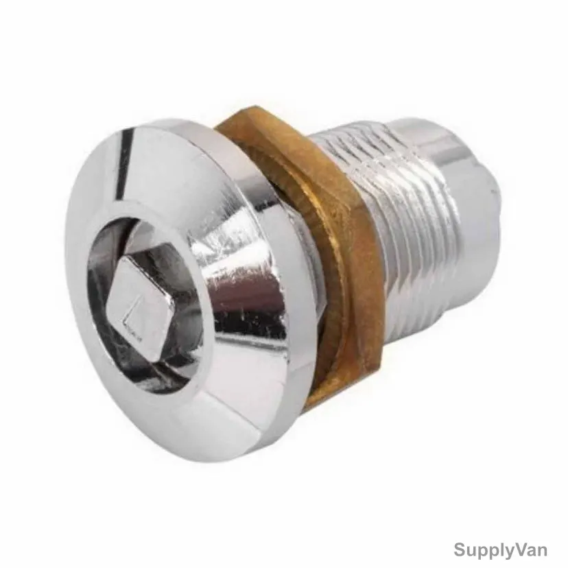Dorfit Sqaure DB Lock, DT634-30, Zinc Alloy, 30MM, Nickel Plated Finish