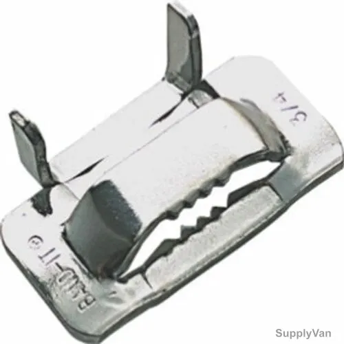 Band-IT Buckle, C256, Ear-Lokt Series, Stainless Steel, 19.1MM