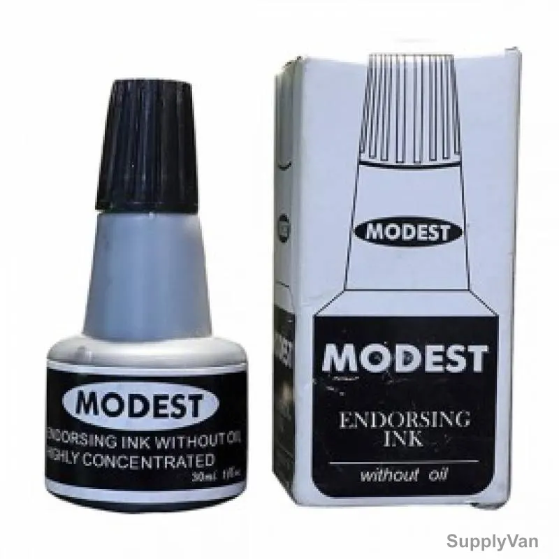Modest Stamp Pad Ink, 30ML, Black