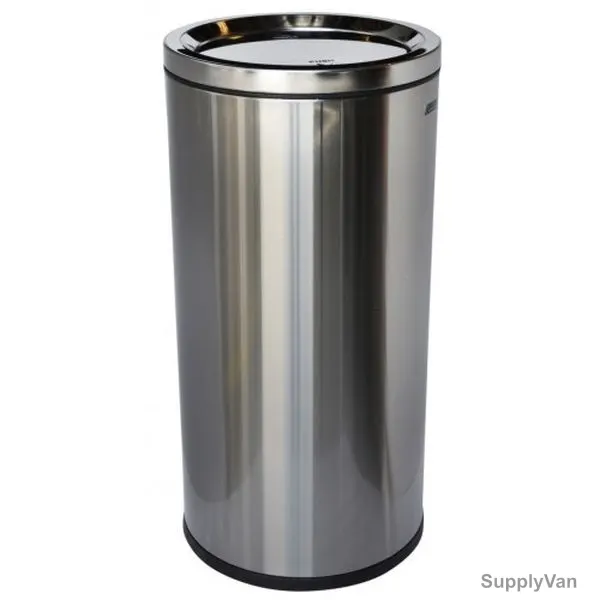 Brooks Delight Swing Top Bin, BSSSTB50L, 50 Ltrs, Silver