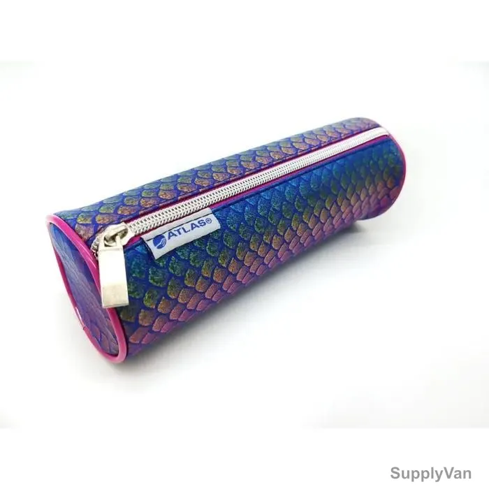Atlas Pencil Case, AS-PP-021, Blue/Pink
