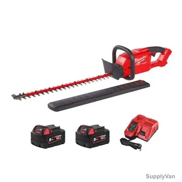 Milwaukee Hedge Trimmer Kit, M18CHT-502, Fuel, 18V, 610MM, 5 Pcs/Kit