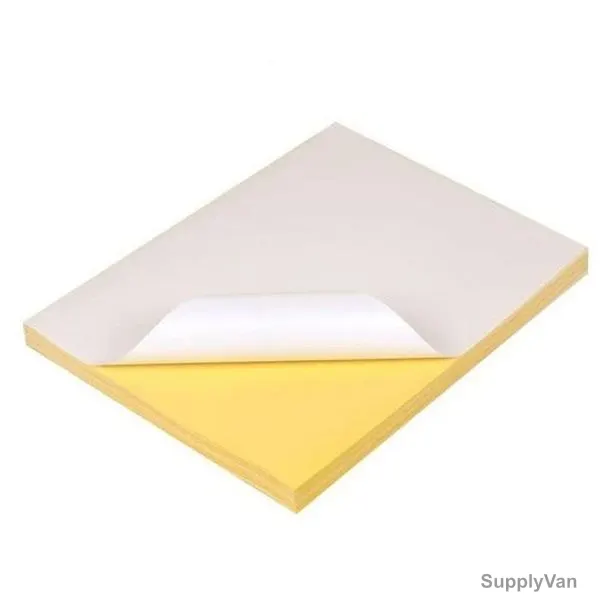 Self Adhesive Sticker Paper, A4, 210 x 297MM, White