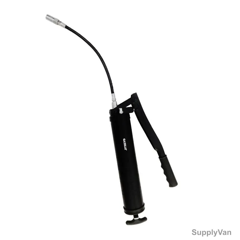Gazelle Lever Grease Gun With Flexible Hose, G80268, 500CC, 6000 PSI