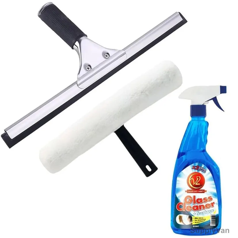 V2 Window Glass Cleaner Set, 3 Pcs/Set