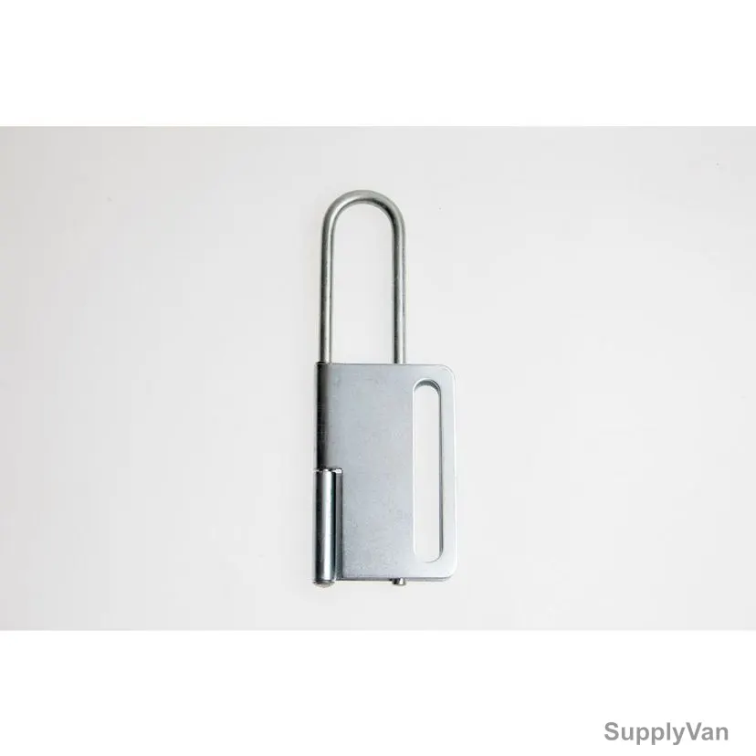 Lockout Hasp With Long Shackle, HSP-SBL, Steel, 168 x 60MM, Silver