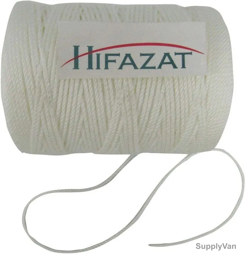 Hifazat Nylon Twine No. 15, SHGT-NT-W15, White, 200 g