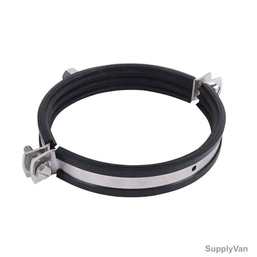 Double Threaded Diamond Isofix Pipe Clamp, 110mm, M8/M10