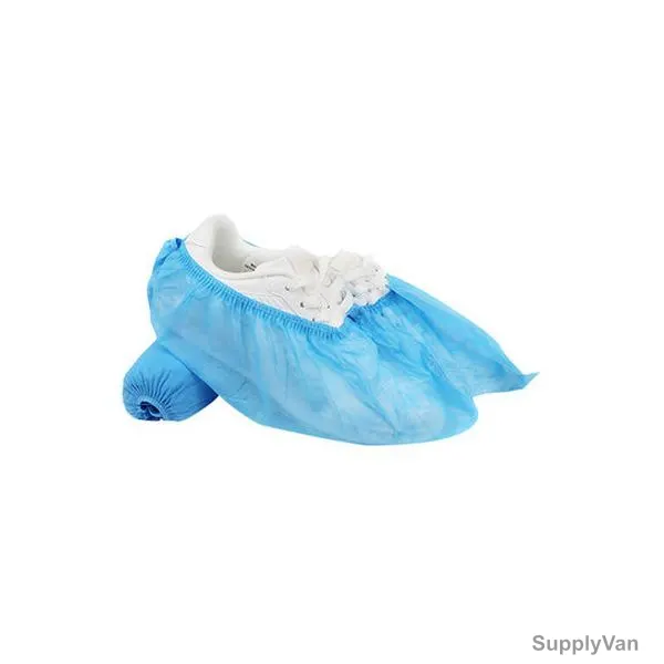 Snh Anti-Slip Disposable Shoe Cover, B007965, Light Blue, 100 Pcs/Pack