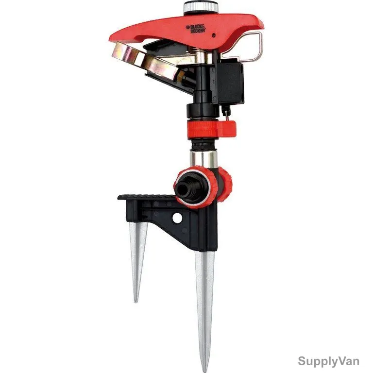 Black and Decker Spike Impulse Sprinkler, 34341, 12 Mtrs