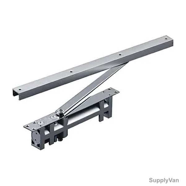 Robustline Sliding Arm Door Closer, P6404, Aluminium Alloy, 60-80 Kg Weight Capacty, Silver