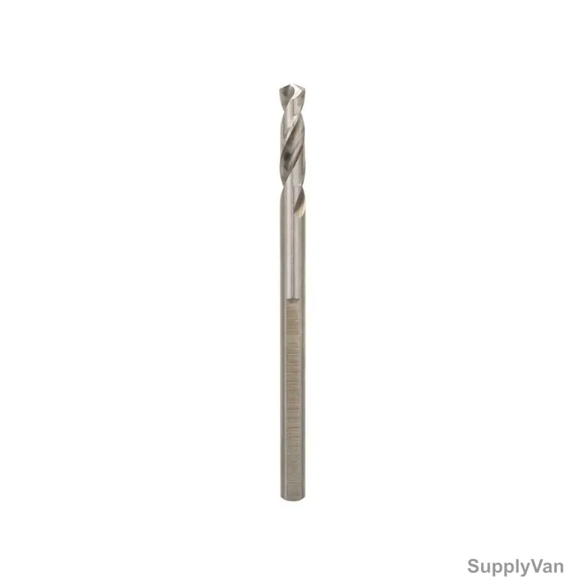 Bosch HSS-G Pilot Drill Bit For Hex Shank Arbor, 2608596119, 6.35MM Dia x 102MM Length
