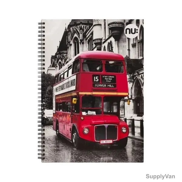 Nuco Photographic Casebound Journal Notebook, NU003878-3, Craze, A5, 80 Gsm, 120 Pages