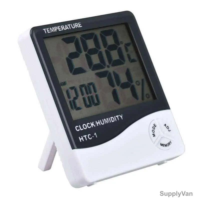 Temperature and Humidity Meter, HTC-1, 1.5V, -10 to 50 Deg.C