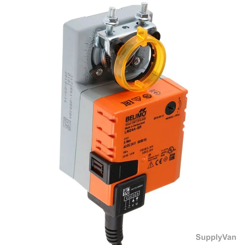 Belimo Modulating Damper Actuator, LM24A-SR, 5 Nm, 24V