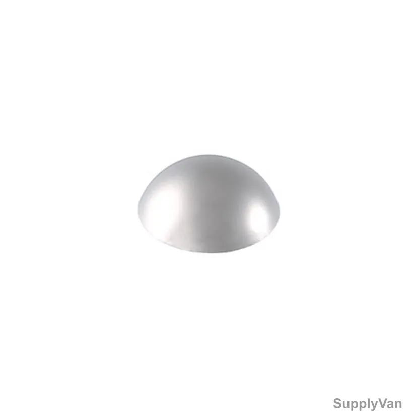Mirror Screw Cap, RND, Metal, 18MM, PK100