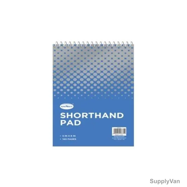 Navneet Short Hand Pad, NAV85512, 5 X 8 Inch, 70 Sheets, White