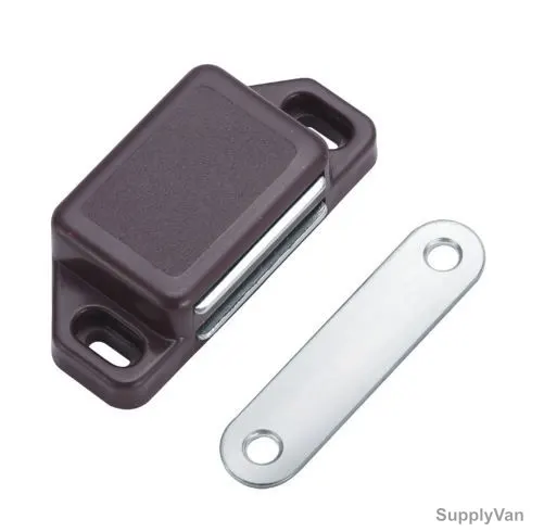 Yingda Magnetic Door Catcher, B-YD904, Plastic, 58x15MM, Brown