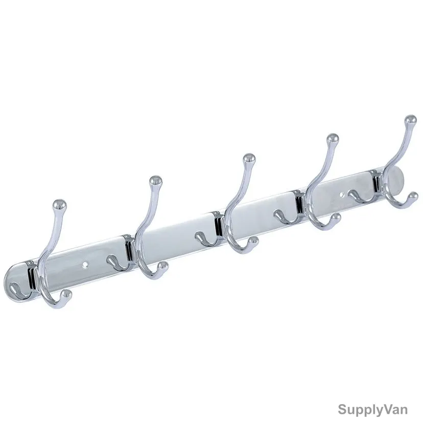 Argent Crystal Robe Hook, 22965, Silver Colour, Steel